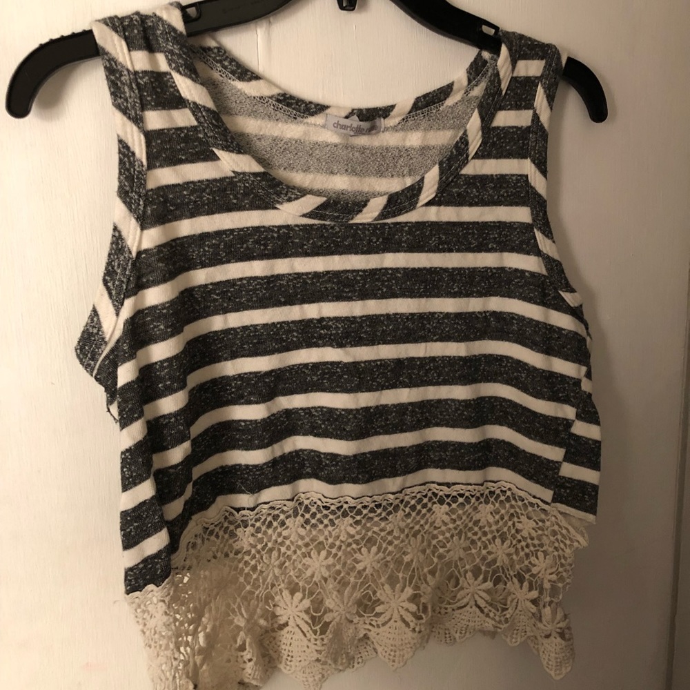 Charlotte Russe Floral Crop Top